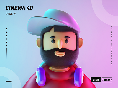 Cartoon modeling cartoon cinema4d design modeling