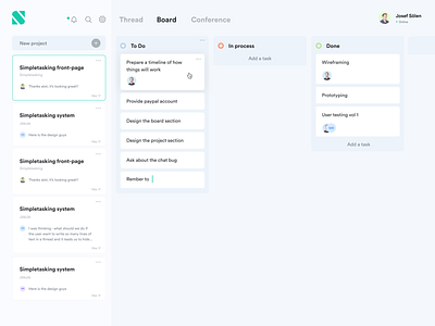 Project management tool asana board projectmanagement projects todo todo app trello ui uidesign