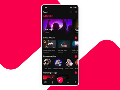 Music App (Dashboard)