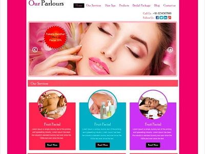 Beauty Parlour Layout Design