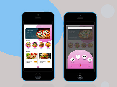 Food  &  Restaurant Mobile Apps Design