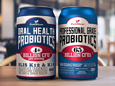 Probiotics package design amazon branding can design label logo package typography