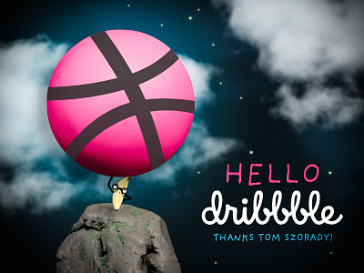 Hello Dribble! photography photoshop sculpture