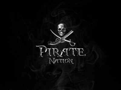 Pirate Nation 3d art black branding design dribbble graphic design logo photoshop pirates