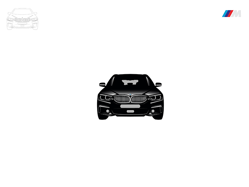 BMW M3 Illustration Design Black automobile auto car black drawing design illustration series m3 bmw
