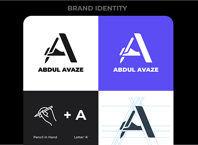 Abdul Avaze | Logo Presentation a letter brand design branding designer letter a letter a logo logo logo design logo presentation logos