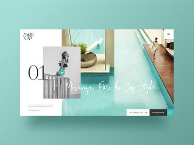 Luxury Residential Website Concept branding design digital graphic design layout luxury luxury design typography ui web website