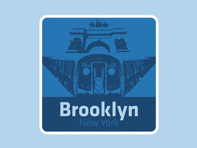 Brooklyn Patch branding design new york real estate subway