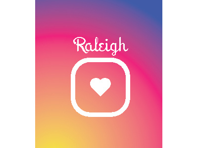 Insta Ral branding design icon illustration instagram logo love typography vector