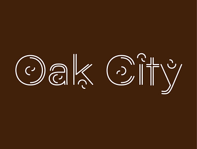 Oak City 02 branding creative design dribbble illustration instagram logo raleigh real estate