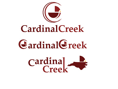 Cardinal Creek branding creative design icon illustration logo raleigh real estate triangle typography vector