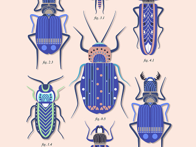Figuras colorfull illustration illustrator insects vector