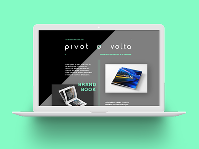 Pivot Project Page branding mockup pivot splash splash page web website