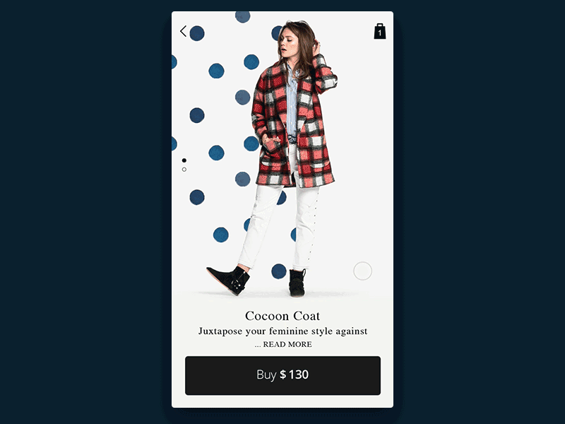 Detail View app ecommerce fashion app gif iphone app principle shop ui