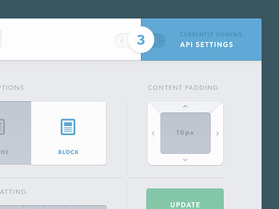 API Editor Final api breadcrumbs dashboard editor form navigation padding settings steps tools ui upload web