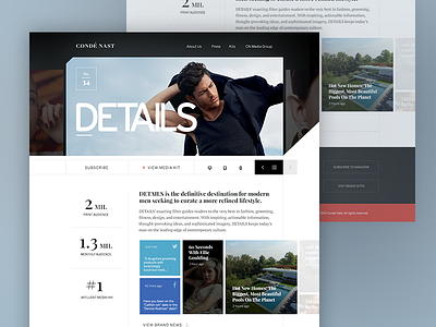 Details Corporate Product Page clean data flat graph grid layout magazine marketing mockup typography ui web