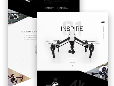 Inspire 1 Drone Marketing Site 