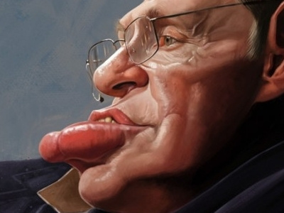 Professor Stephen Hawking caricature physicist professor stephen hawking stephen hawking