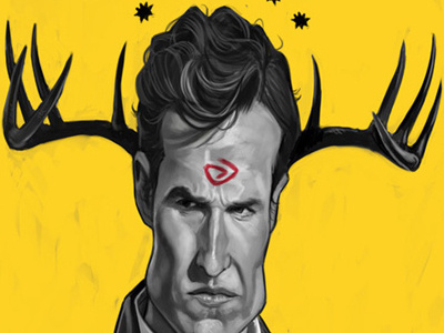 The Yellow King caricature matthew mcconaughey rusting cohle the yellow king true detective
