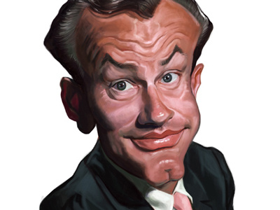 Jack Paar for Life After 50 caricature jack paar life after 50