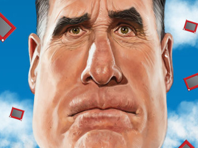 Mitt Romney caricature election illustration mitt romney photoshop political humor politics president presidential