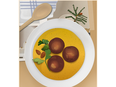 Food Plate art artist artwork design digital art digital illustration food foodie illustration kitchen plate plates sketch ui vector