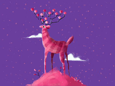 Reindeer christmas