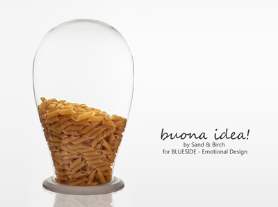 Buona Idea7001 ceramic design glass pasta pot product design