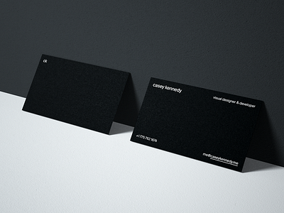 Personal Business Cards branding business cards graphic design layout typography