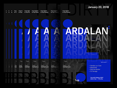 Ardalan Poster Design flyer graphic design layout poster typography