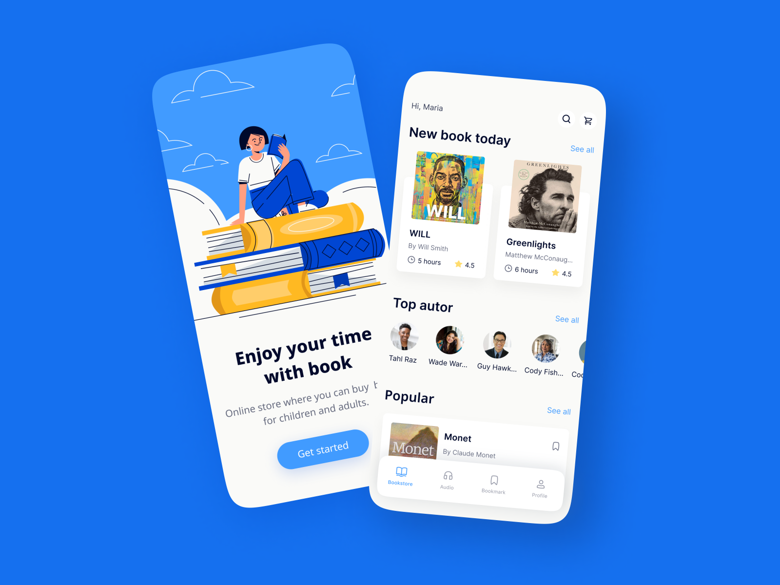 Online Bookstore app by Lanp on Dribbble