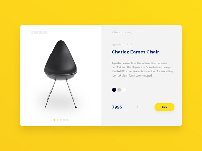 IKEA product card concept