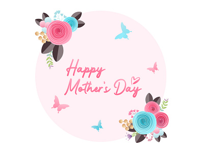Happy Mother's Day! day design festival figma flat illustration mother vector