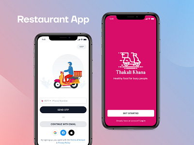 Restaurant/Food App Concept app food app restaurant