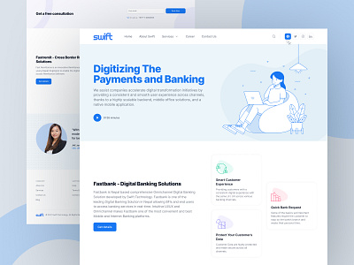 Minimalistic Creative Agency Landing Page 2023 bank design digitalagency landingpage new trend techcompany toplandingpage uxui webdesign