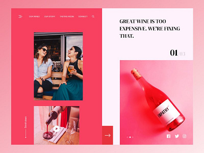 Wines Landing Page