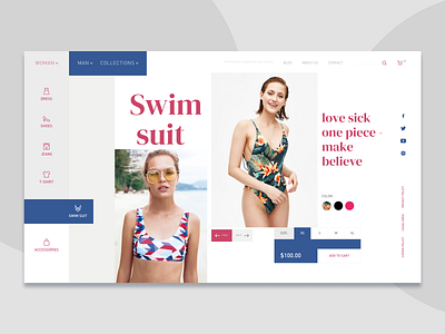 Swimsuit Product Page Impression