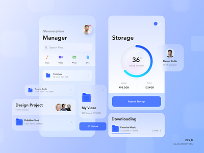 File Manager Concept UI Design