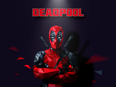 Deadpool low poly