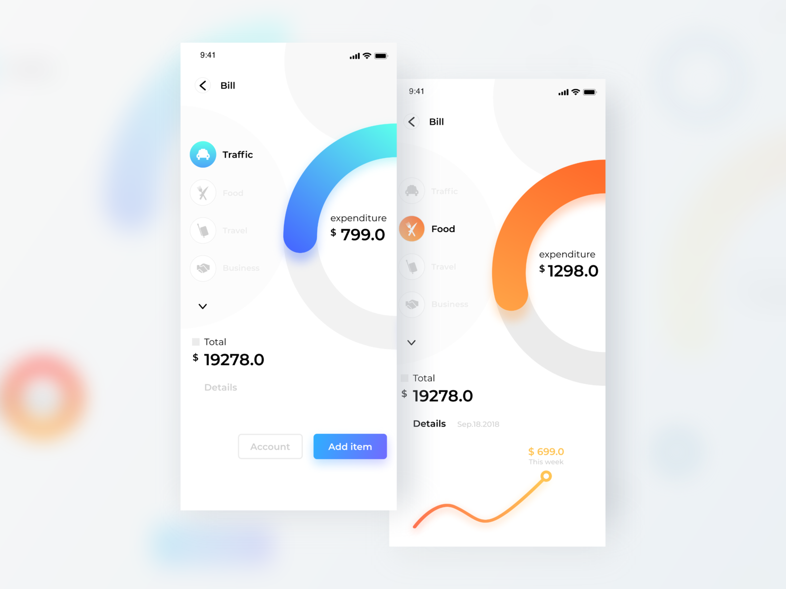 Wallet Ui Design By Des Tl On Dribbble