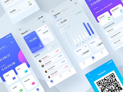 Wallet Account Design app character clean code editor ui wallet