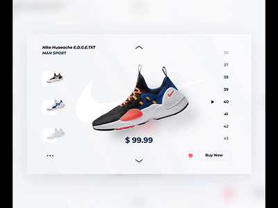 Nike Store Web Animation ae clear concept logo motion principle simple sketch store store app ue ux uxui