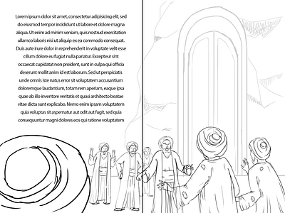 Work in progress children book illustration digital 2d islamic story book