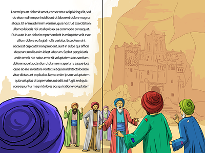 New book book art children book illustration digital 2d illustration islamic book islamic story book