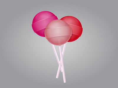 Lollipops adobe candy illustrator lollipops sweets vector