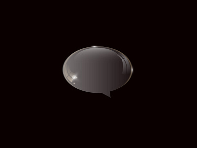 Speech Bubble chat conversation icon vector