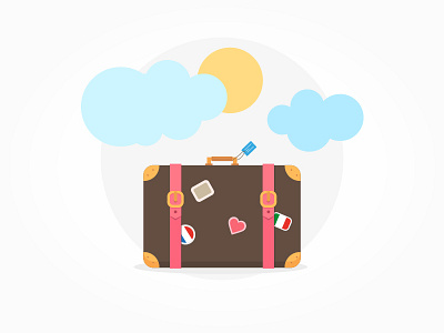 Suitcase illustration illustration suitcase travel vector