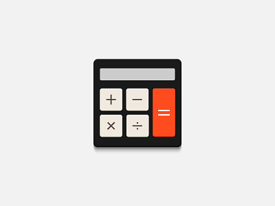 Pocket calculator icon calculator icon square vector