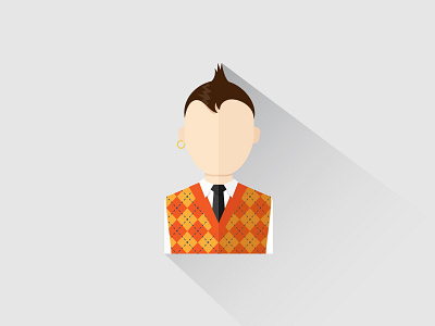 Avatar adobe illustrator avatar guy illustration vector