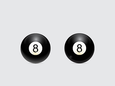 Black Billiard Ball ball black game icon illustration vector
